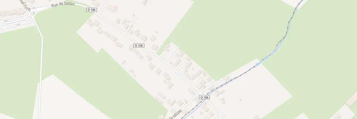 Plan du 33 Rue de Sedan à Glaire