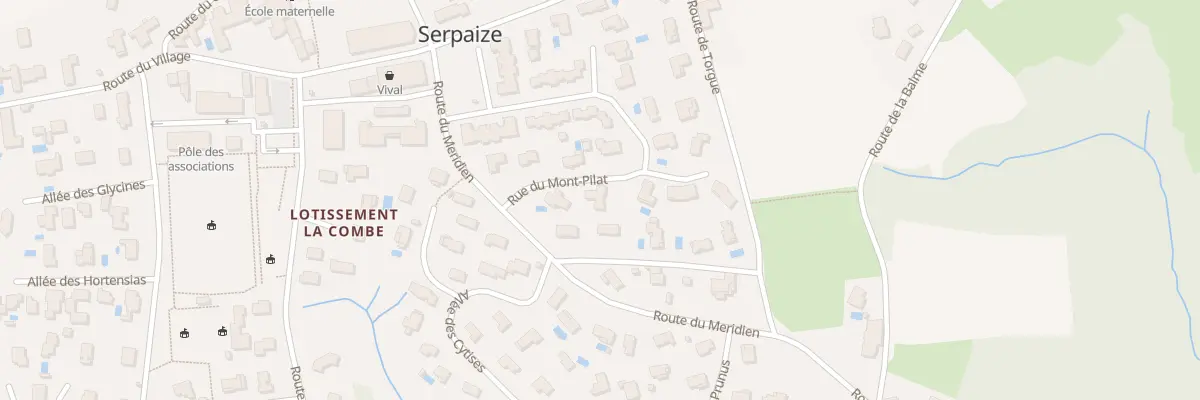 Plan du 24 Rue du Mont Pilat à Serpaize