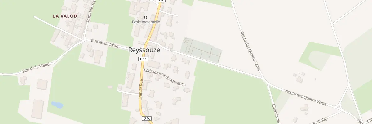 Plan du 103 Rue du Violay à Reyssouze