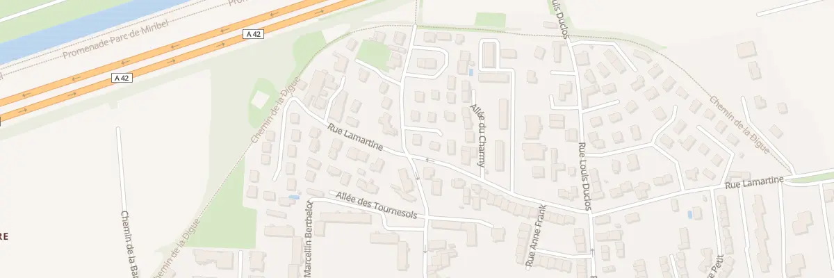Plan du 58A Rue Marcellin Berthelot à Vaulx-en-Velin