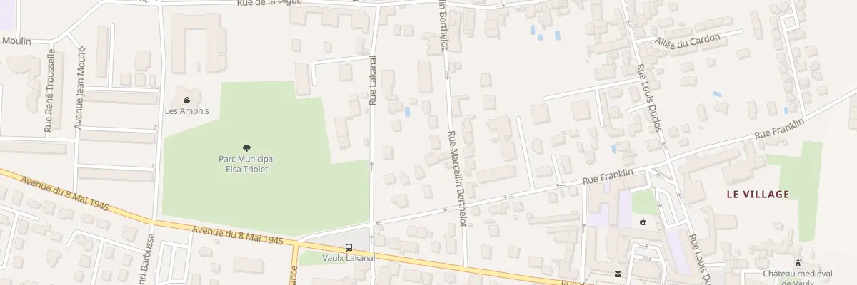 Plan du 13 Rue Marcellin Berthelot à Vaulx-en-Velin