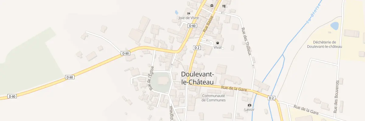 Plan du 2 Rue Haute à Doulevant-le-Château