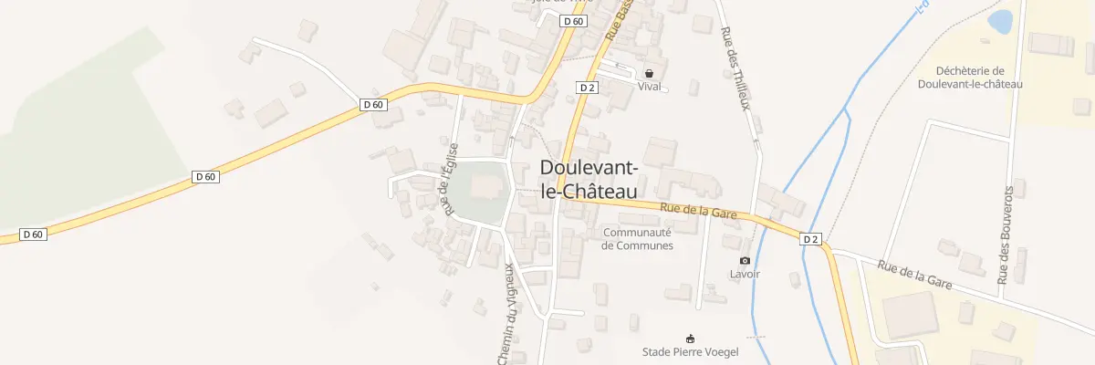 Plan du 1 Rue Basse à Doulevant-le-Château