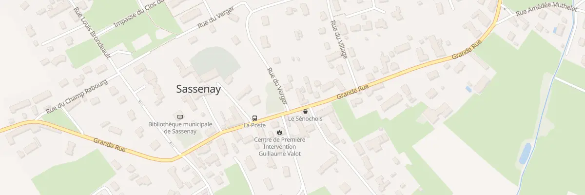 Plan du 31 Gr Grande Rue à Sassenay