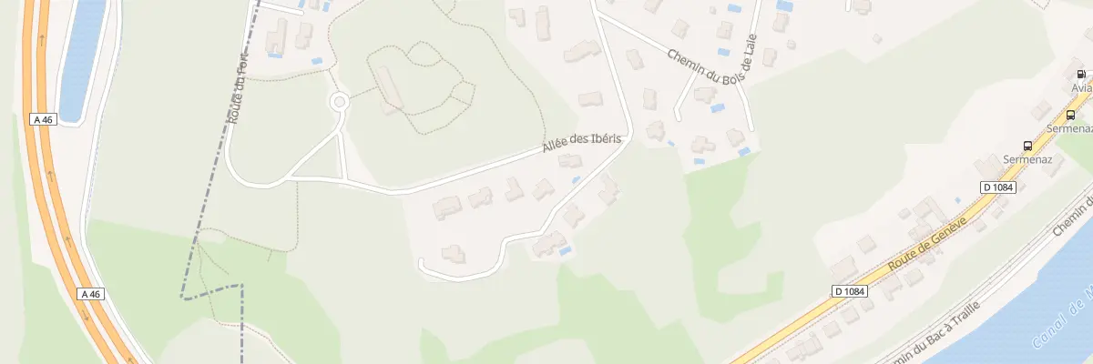 Plan du 34 Che des Grandes Terres à Neyron