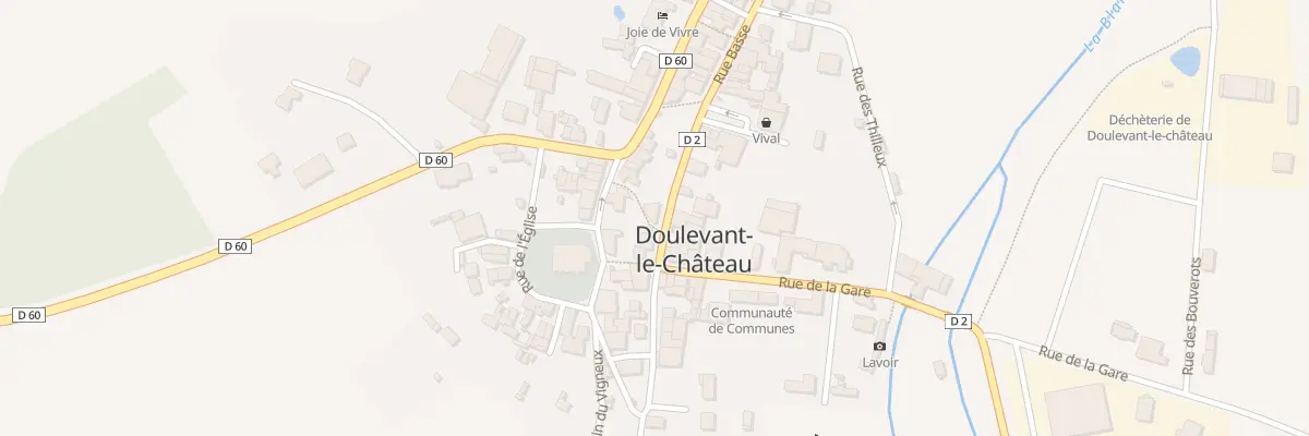 Plan du 9 Rue Basse à Doulevant-le-Château