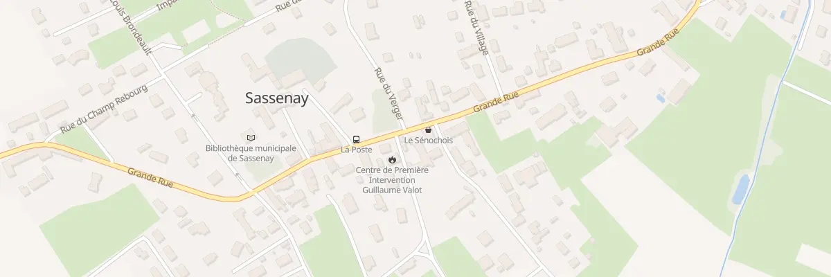 Plan du 50 Gr Grande Rue à Sassenay