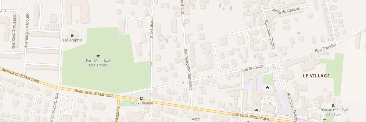 Plan du 11A Rue Marcellin Berthelot à Vaulx-en-Velin