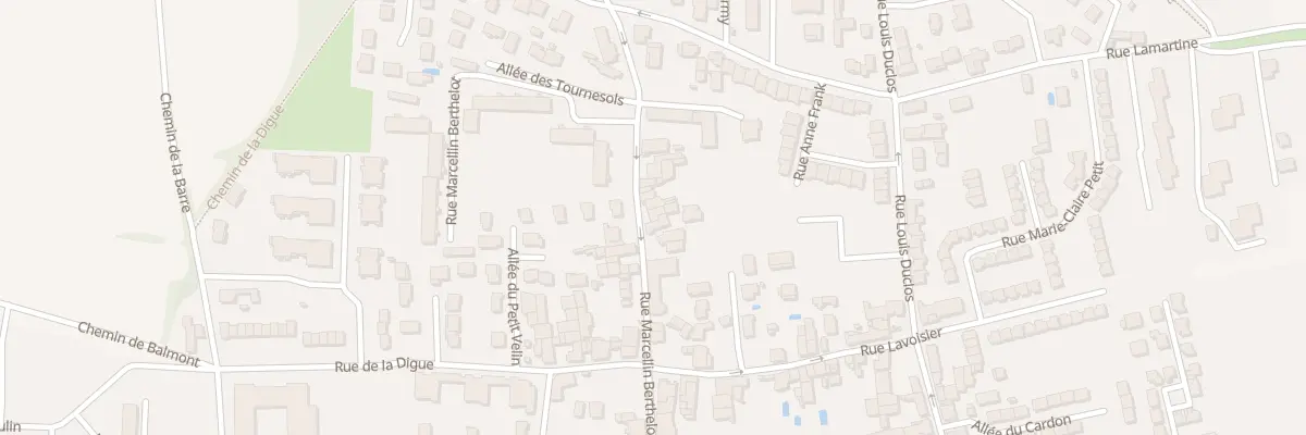 Plan du 40 Rue Marcellin Berthelot à Vaulx-en-Velin