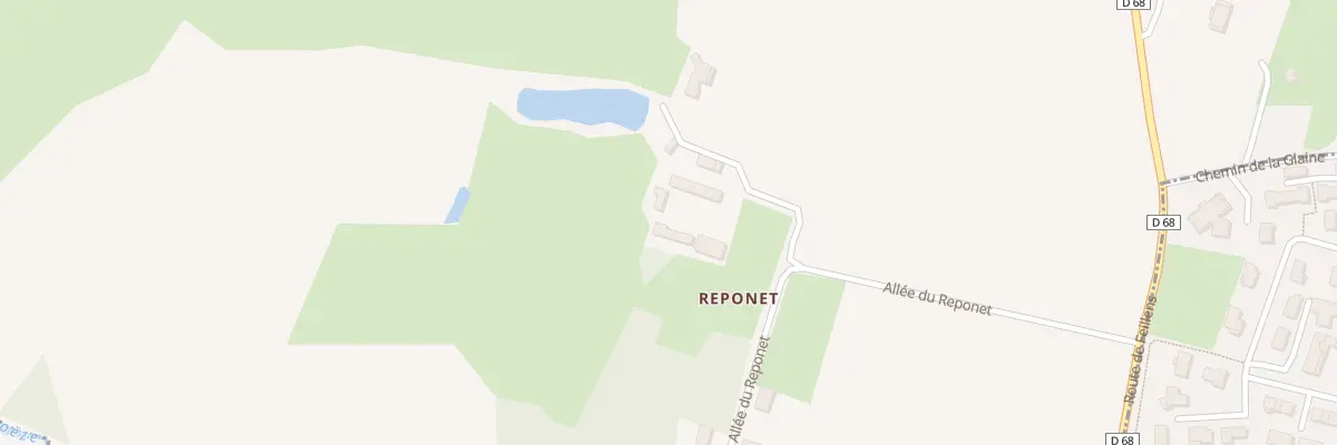 Plan du 260 All du Reponet à Bâgé-Dommartin