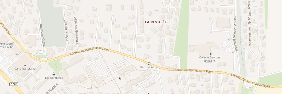 Plan du 9009 La Revolee à Pont-Évêque