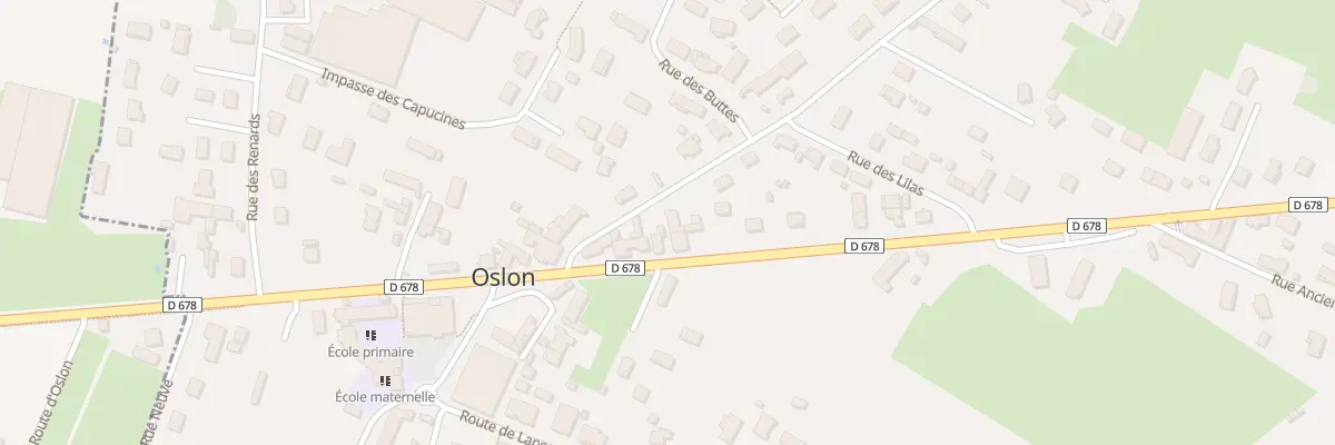 Plan du 4 Rue de la Chaînerie à Oslon
