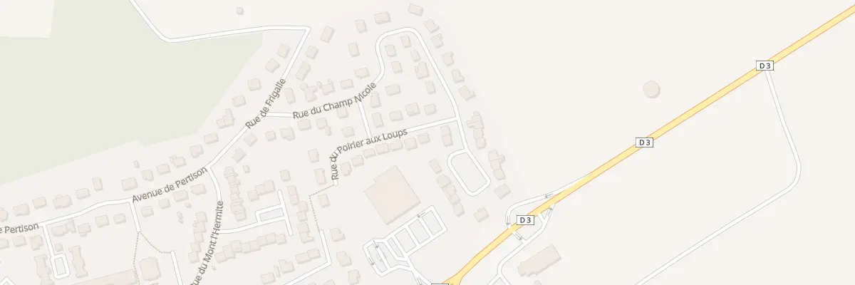 Plan du 20 Rue du Poirier aux Loups à Sainte-Menehould