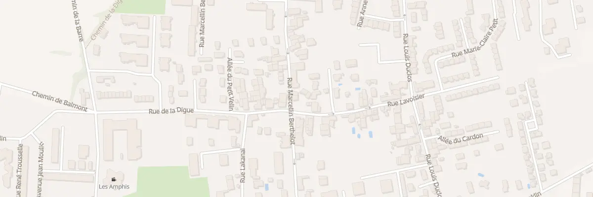 Plan du 30A Rue Marcellin Berthelot à Vaulx-en-Velin