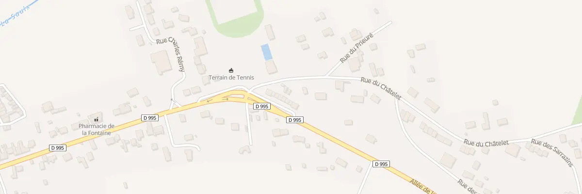 Plan du 11 All de la Source à Sermaize-les-Bains