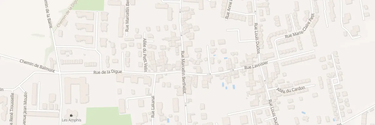 Plan du 30 Rue Marcellin Berthelot à Vaulx-en-Velin