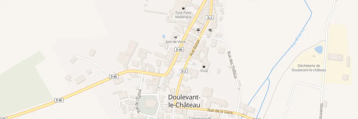Plan du 14 Rue Haute à Doulevant-le-Château