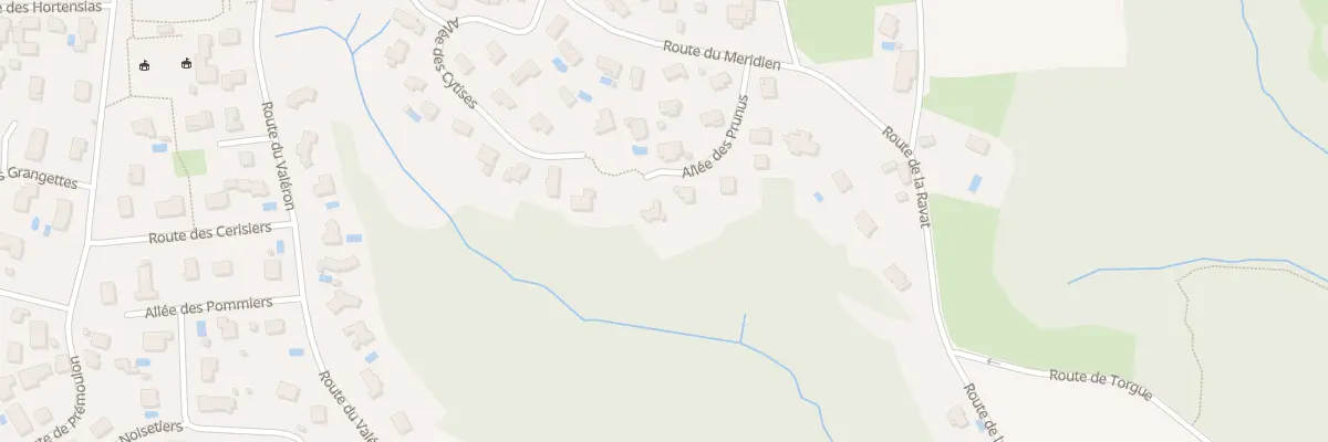Plan du 5005 All des Prunus à Serpaize