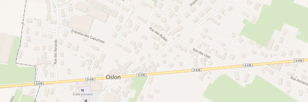 Plan du 5 Rue de la Chaînerie à Oslon