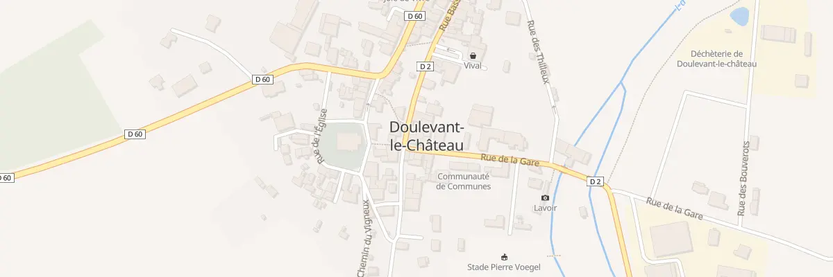 Plan du 2 Rue Basse à Doulevant-le-Château