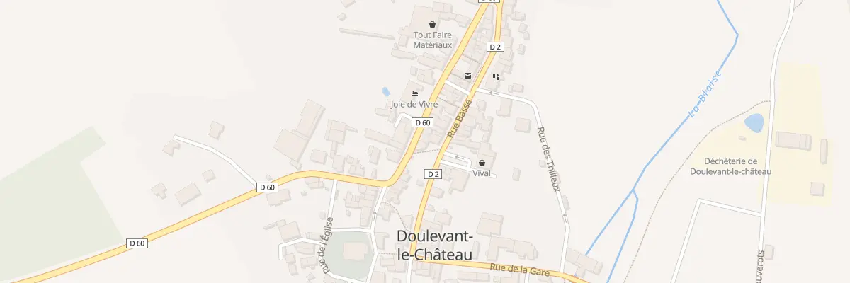 Plan du 16 Rue Haute à Doulevant-le-Château