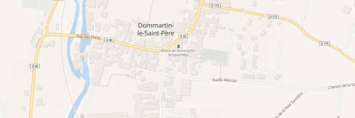 Plan du 2 Rue Saint Martin à Dommartin-le-Saint-Père