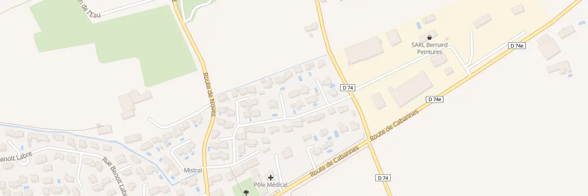 Plan du 5700 La Font à Verquières