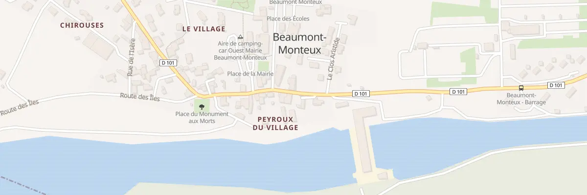 Plan du 16 Rte du Vercors à Beaumont-Monteux