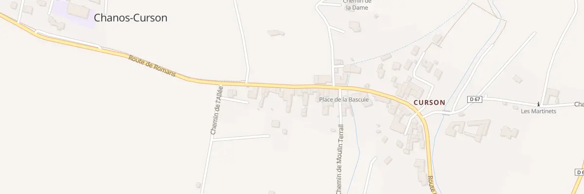 Plan du 300 Rte de Romans à Chanos-Curson