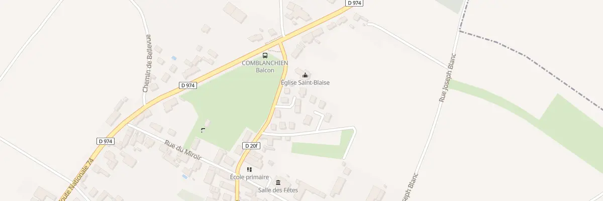 Plan du 3 Imp Jeanne Chapuzot à Comblanchien
