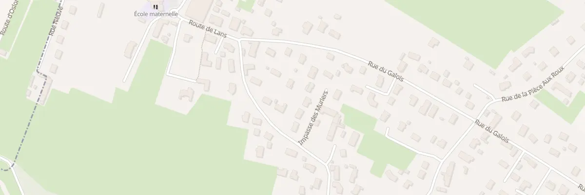 Plan du 5B Rte de Lans à Oslon