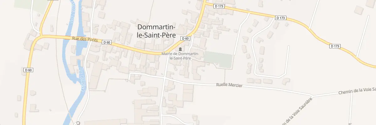 Plan du 6 Rue Saint Martin à Dommartin-le-Saint-Père