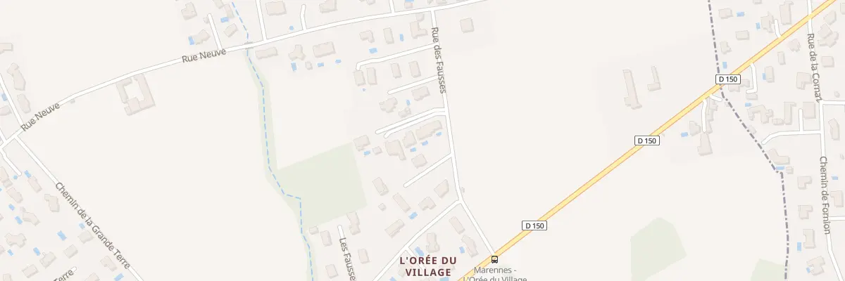 Plan du 379 Rue des Fausses à Marennes