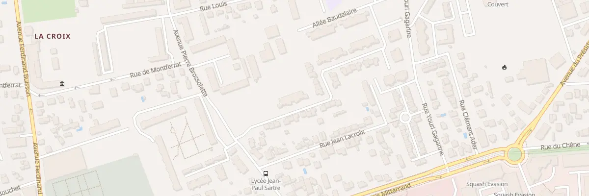Plan du 15 Rue Verlaine à Bron