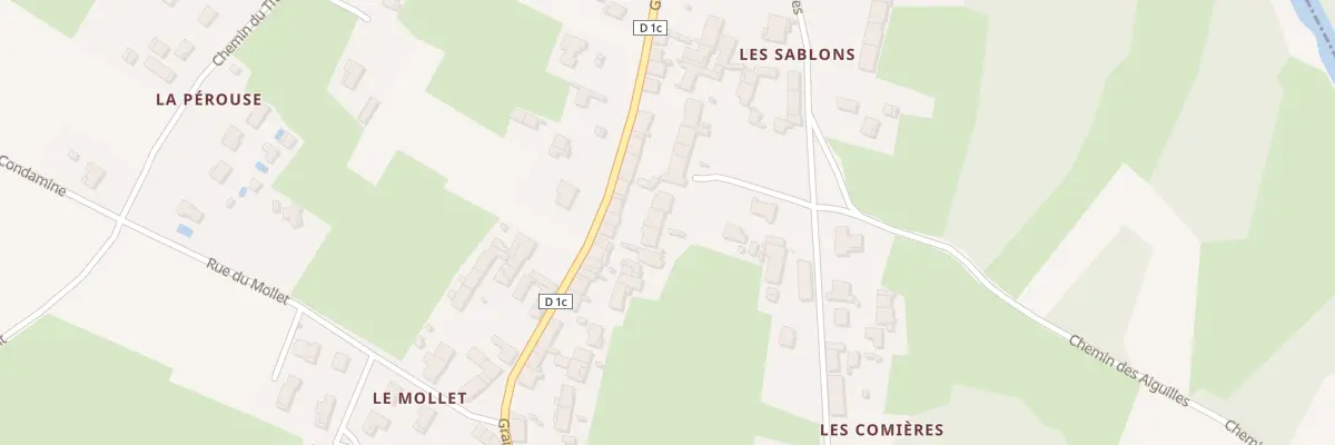 Plan du 405A Grande Rue à Reyssouze