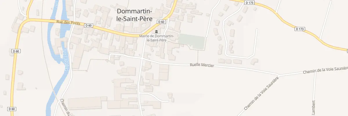 Plan du 10 Rue Saint Martin à Dommartin-le-Saint-Père