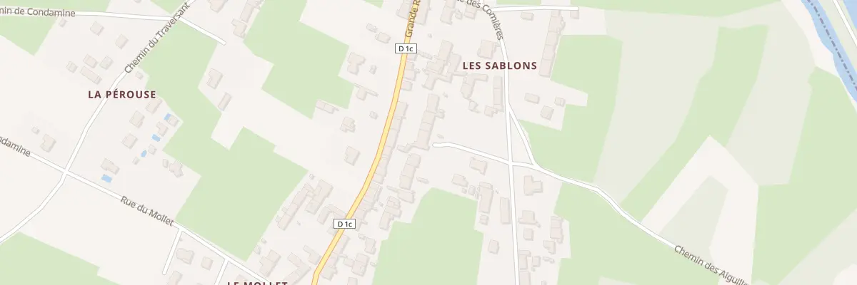 Plan du 257 Rte des Comieres à Reyssouze