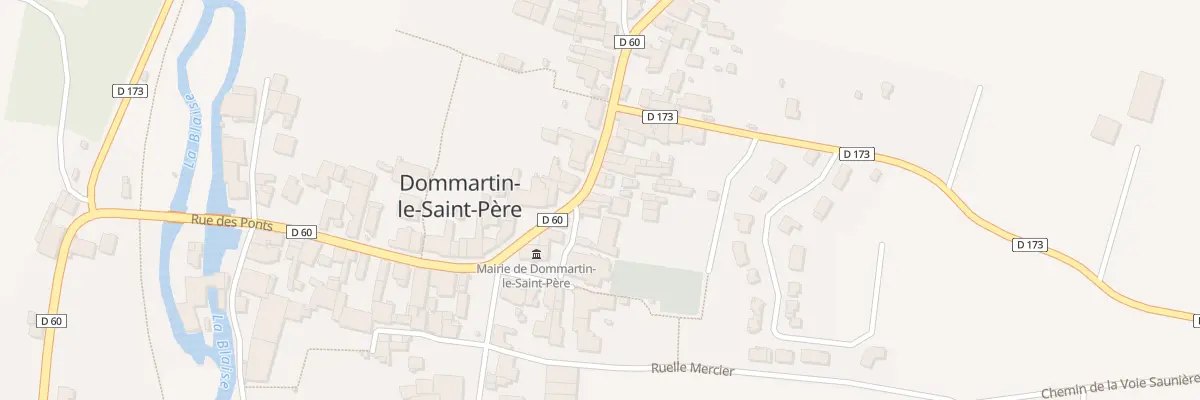 Plan du 8 Rue Saint Lumier à Dommartin-le-Saint-Père