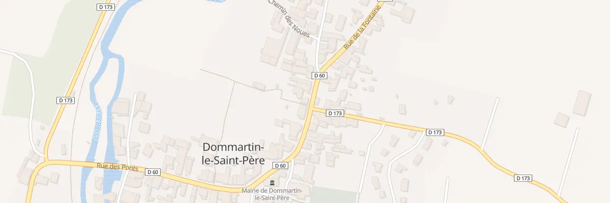 Plan du 23 Rue Saint Lumier à Dommartin-le-Saint-Père