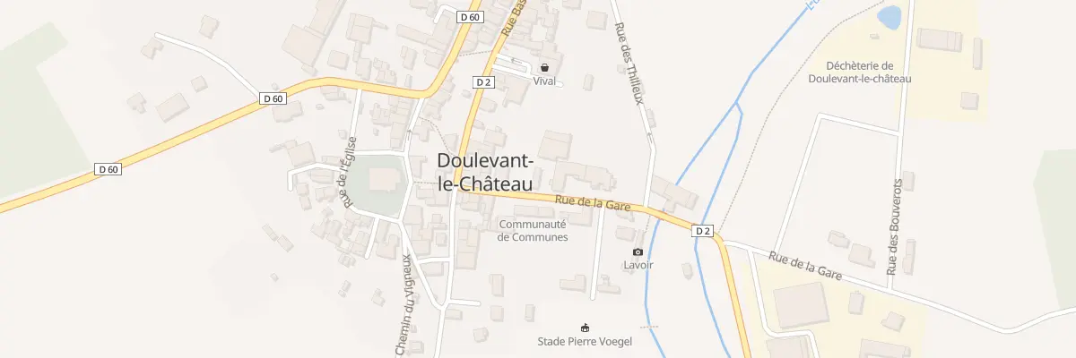 Plan du 11 Rue de la Gare à Doulevant-le-Château