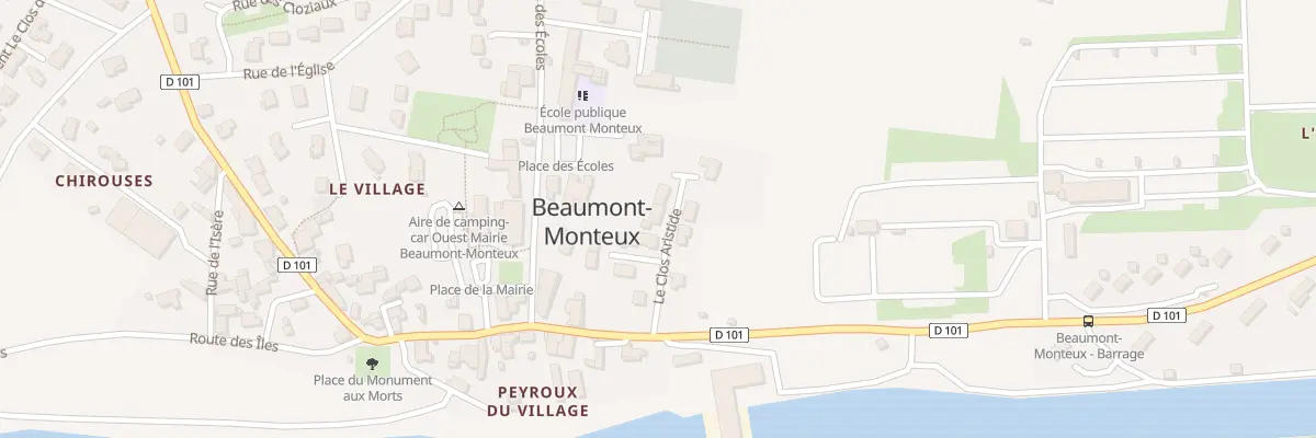 Plan du 8 Le Clos Aristide à Beaumont-Monteux