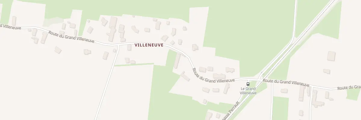 Plan du 133 Rte du Grand Villeneuve à Gergy