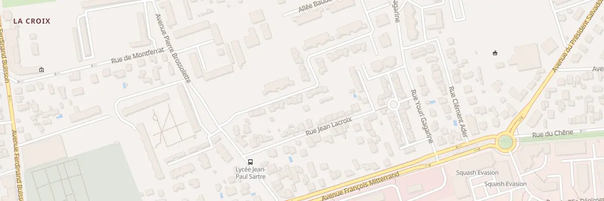 Plan du 24 Rue Verlaine à Bron