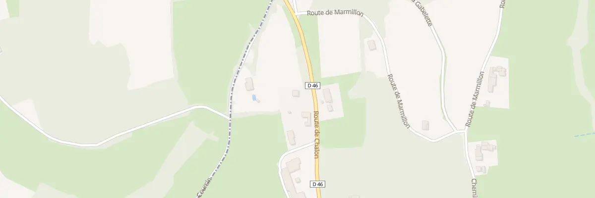Plan du 601 Rte de Chalon à Saint-Sorlin-de-Vienne