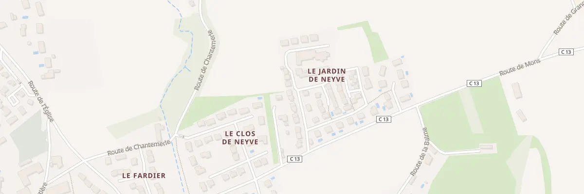 Plan du 42 Rte de Mons à Serpaize