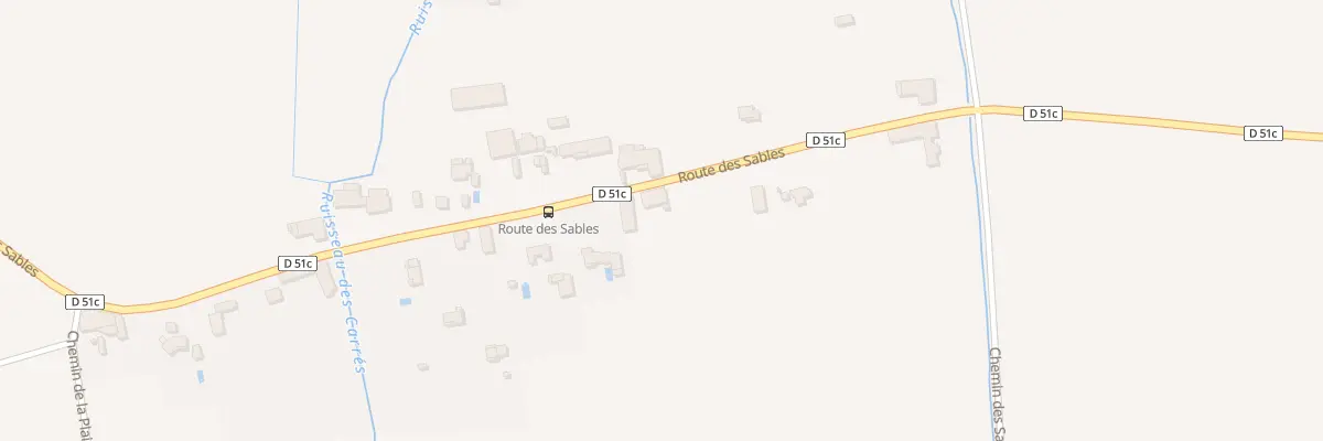 Plan du 800 Rte des Sables à Sonnay