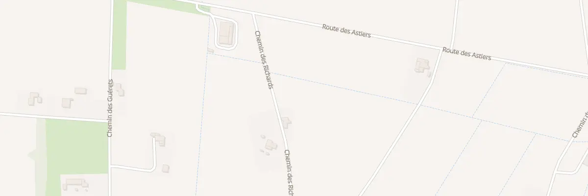 Plan du 378 Che des Richards à Allex