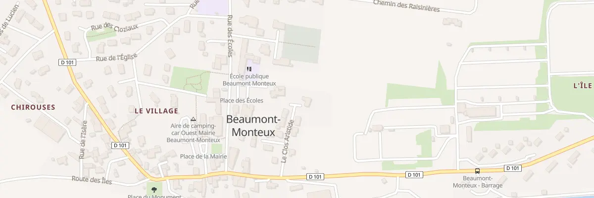 Plan du 10 Le Clos Aristide à Beaumont-Monteux