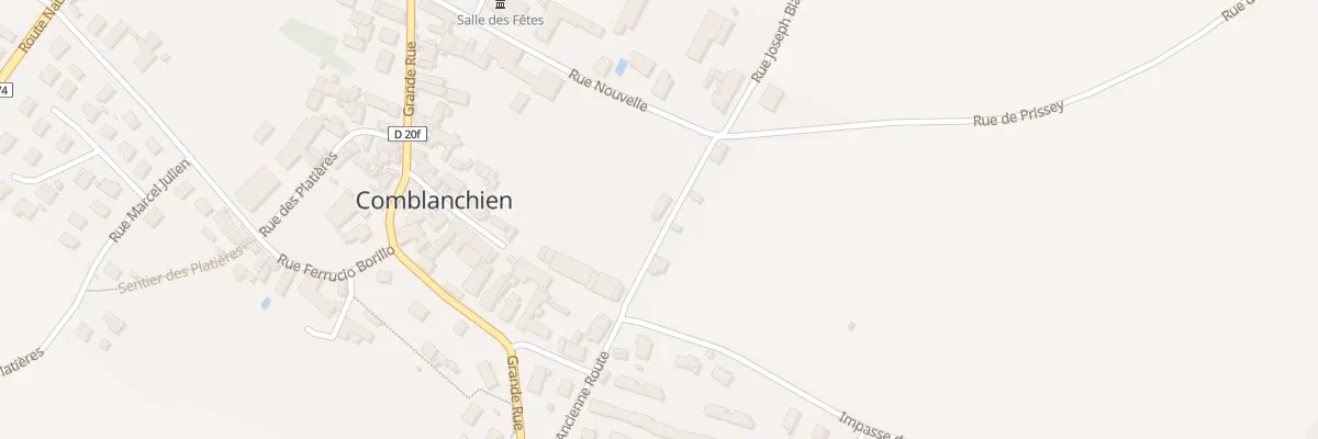 Plan du 2 Ancienne Route à Comblanchien