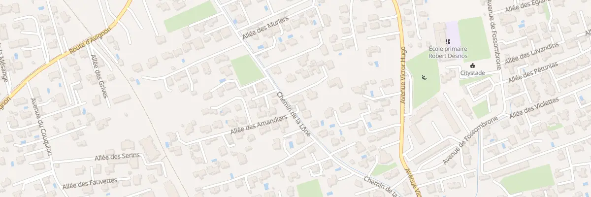 Plan du 24 All des Aubépines à Entraigues-sur-la-Sorgue